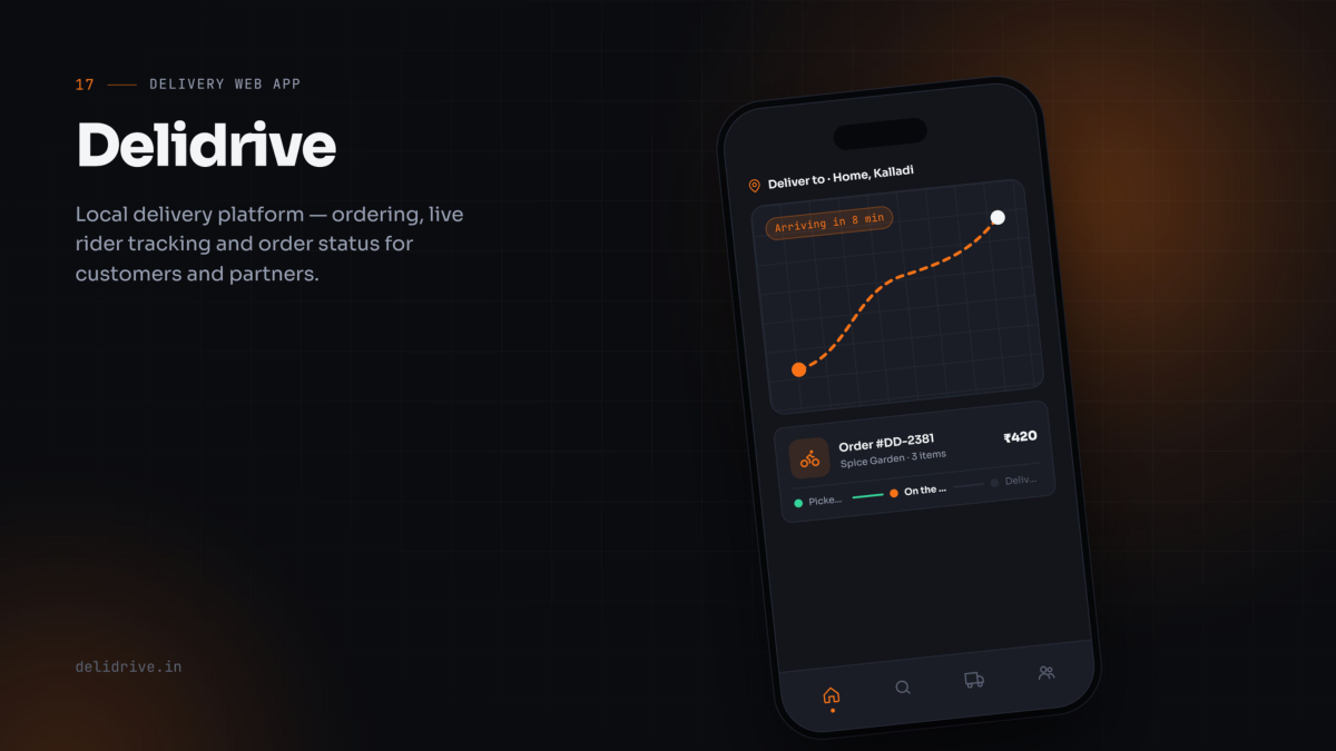 Delidrive &mdash; Delivery web app