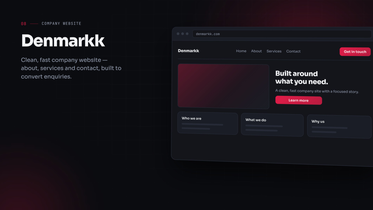 Denmarkk &mdash; Company website