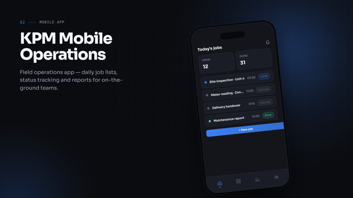 KPM Mobile Operations &mdash; Mobile app